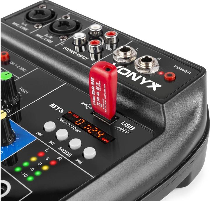 Actual product image Vonyx Mixing console VMM100 (Studio- and Livemixer)