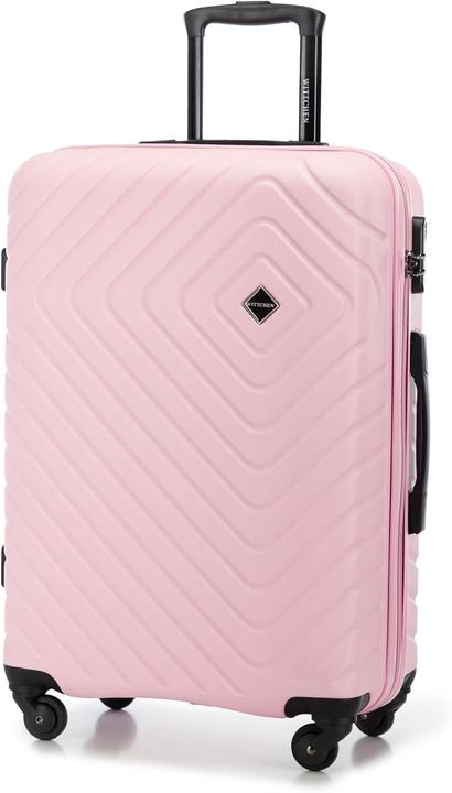 Actual product image Wittchen 4-teiliges Cube Line Kofferset (96 l, Hand luggage (up to 50 litres), M (50 - 90l), L (90 - 115l))