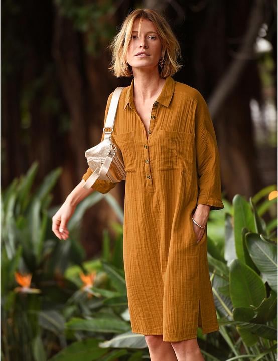 Actual product image Anne Weyburn Knielanges Kleid aus reiner Baumwolle (42)