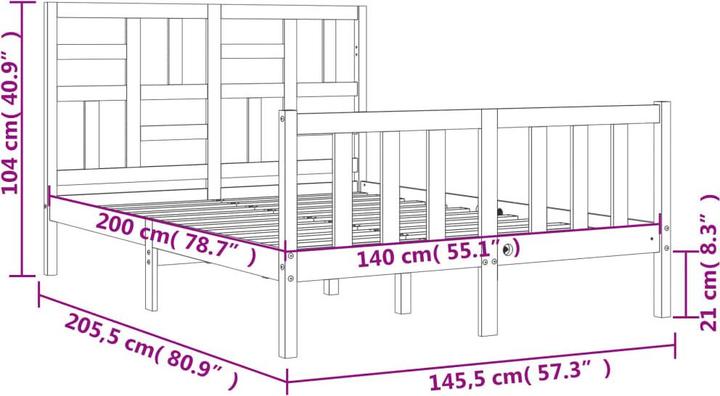 Immagine prodotto VidaXL Zack (140 x 200 cm)