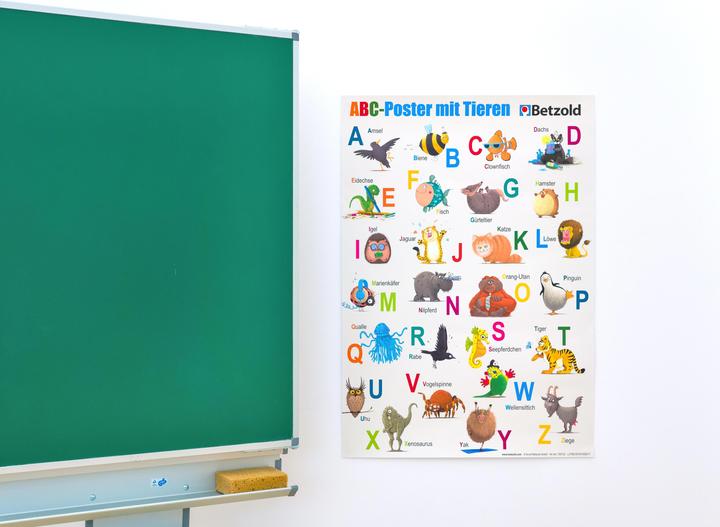 Produktbild Betzold ABC Poster mit Tieren (Deutsch)