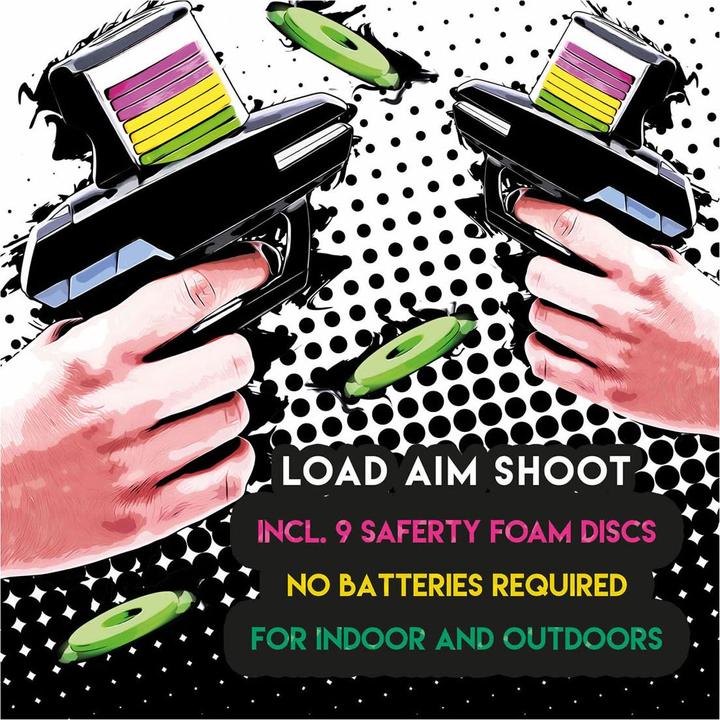 Produktbild Eddy Toys Foam disc shooter 2pcs