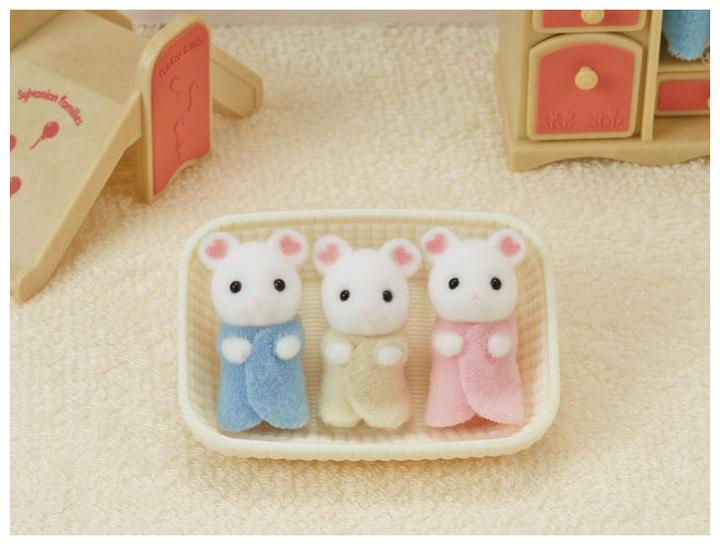 Image du produit Sylvanian Families Triplets de souris guimauve