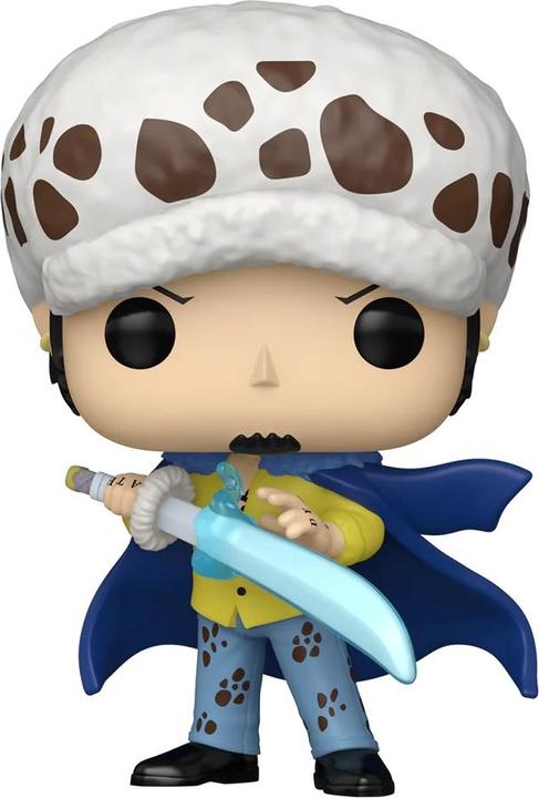 Actual product image Funko Pop! One Piece Trafalgar Law Glow-in-The-Dark Vinyl Figure, Hot Topic Exclusive, 4.4 inches