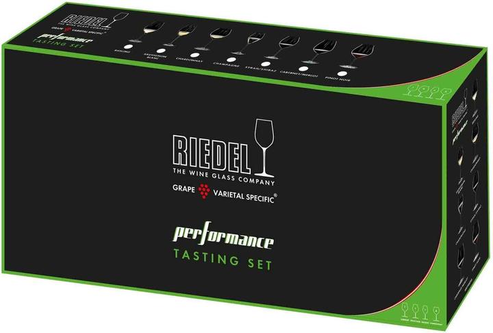 Produktbild Riedel Verkostungsset + Poliertuch Performance (5 Gläser, Weingläser Set)