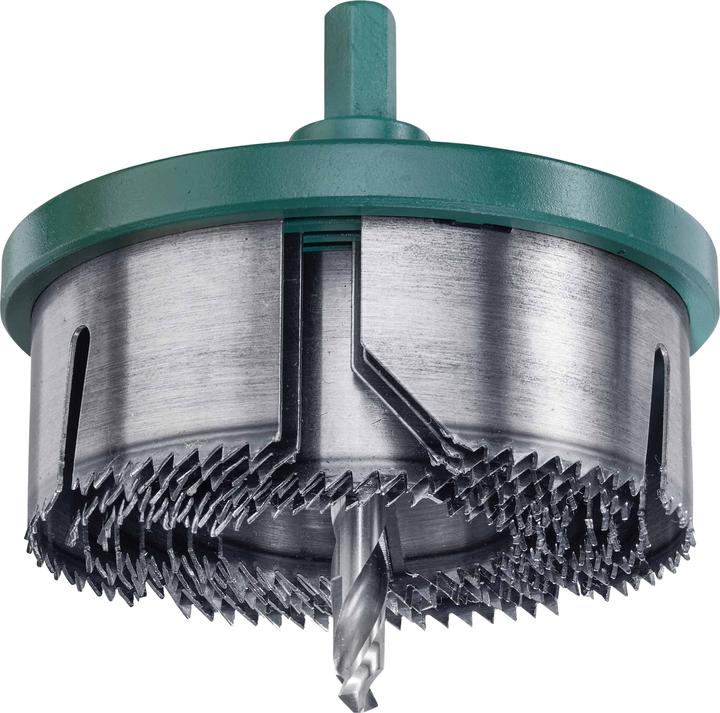 Actual product image kwb Hole saw set 46-94 7-piece battery (46, 53, 59, 73, 66 mm, 82 mm, 94 mm)