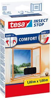 tesa Insektenschutz COMFORT, Klettband Ersatzrolle, ohne Bohren