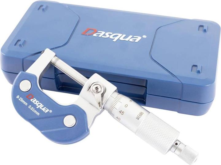 Produktbild Dasqua 4111-5205 Aussenmikrometer 0 - 25 mm Ablesung: 0.01 mm