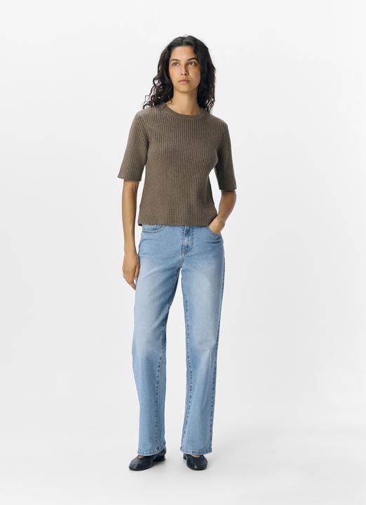 Produktbild Object Geripptes Strickoberteil (M)