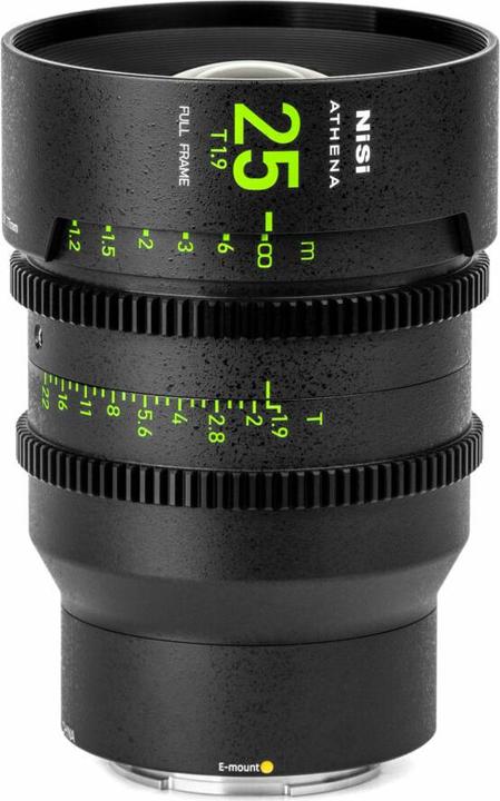 Produktbild Nisi 25mm ATHENA PRIME Full Frame Cinema Lens T1.9 (E Mount | No Drop In Filter) (Vollformat)