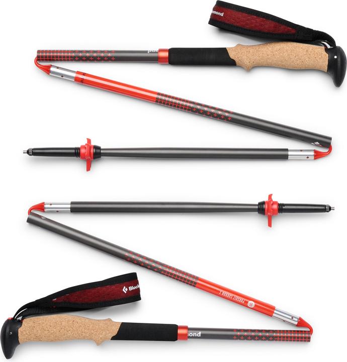 Image du produit Black Diamond Treckingst?cke Pursuit Carbon Z (anthrazit/orange, 1 Paar, 125 cm)