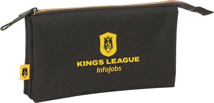 Produktbild Kings League Dreifaches Mehrzweck-Etui Schwarz 22 x 12 x 3 cm