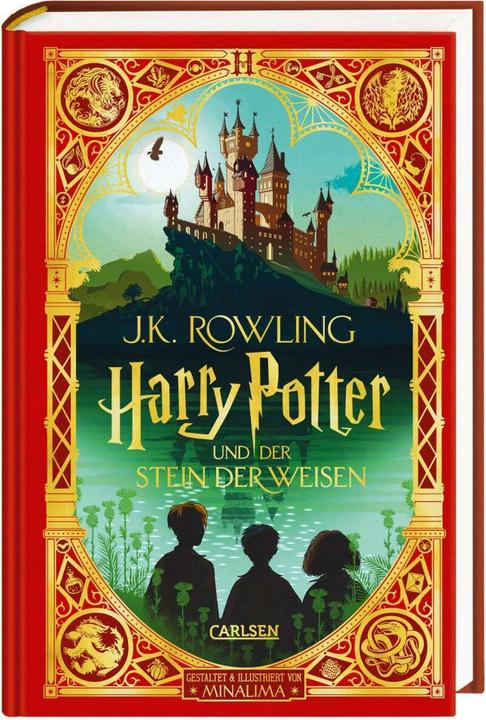 Actual product image Harry Potter und der Stein der Weisen: MinaLima-Ausgabe (Harry Potter 1) (German, MinaLima, J.K. Rowling, 2021)