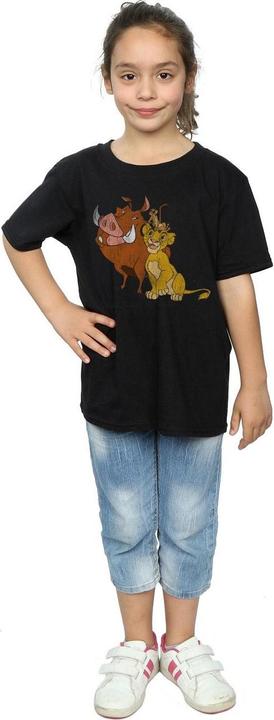 Immagine prodotto Disney The Lion King Classic Simba, Timon And Pumbaa Maglietta Ragazze (140, 146)