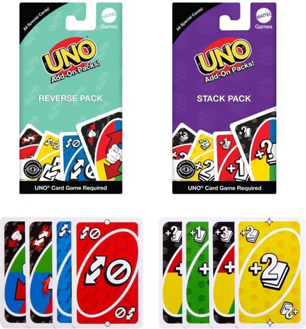 Actual product image Mattel UNO Erweiterungsset Stapel-Set (German)