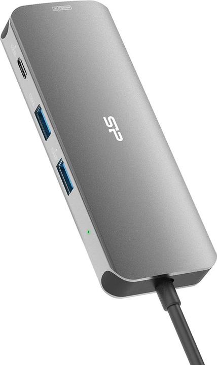 Productafbeelding Silicon Power Draadloze SR30 8in1 (USB-C, 8 Havens)