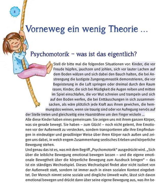 Produktbild Psychomotorik. Spiel, Spass und Bewegung im Kindergarten (Deutsch, Karo Zacherl, 2022)