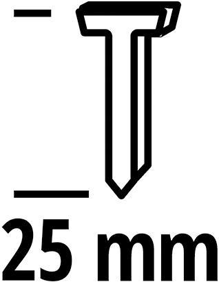 Actual product image Einhell Stapled nail