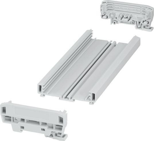 Image du produit Phoenix Contact Kit de boîtiers pour rail DIN UM-BASIC, 204x40x92mm, PVC (Boîtier)