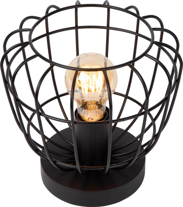 Produktbild Lucide FILOX - Tischlampe - Ø 20 cm - 1xE27 - Schwarz 00529/01/30 (E27)