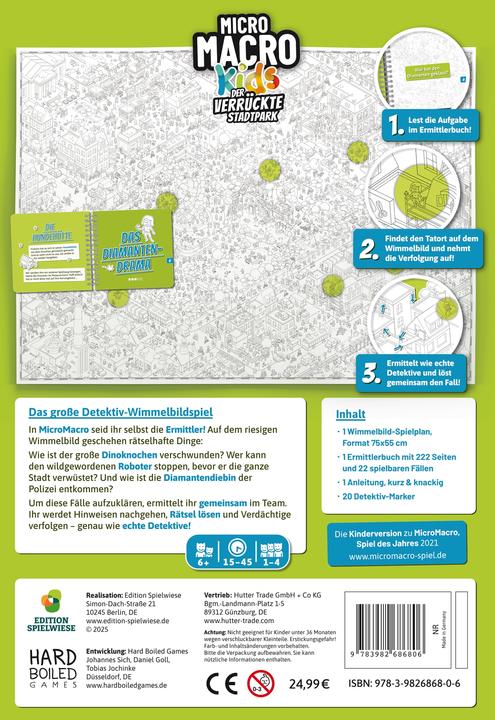 Actual product image MicroMacro Kids: The crazy city park (German)