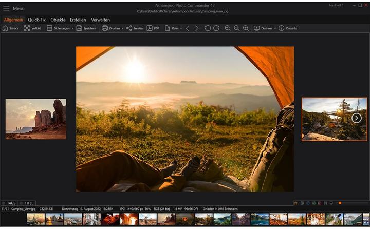 Immagine prodotto Ashampoo Photo Commander 17 ESD, Vollversion, 1 PC, Produktfamilie (1 Utente, 1 Dispositivi/Utenti)