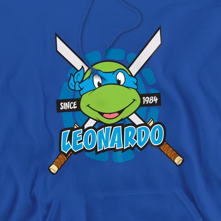 Immagine prodotto Teenage Mutant NT Since 1984 Felpa con Cappuccio Leonardo Uomo (L)