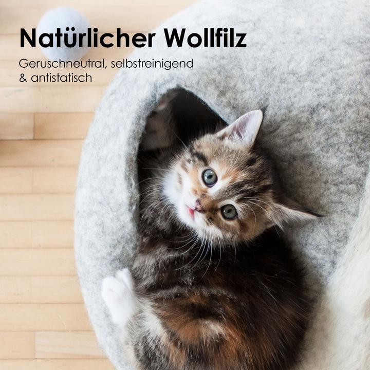 Immagine prodotto LucyBalu PEBBLE KatzenhÃ¶hle aus Filz (Gatto)