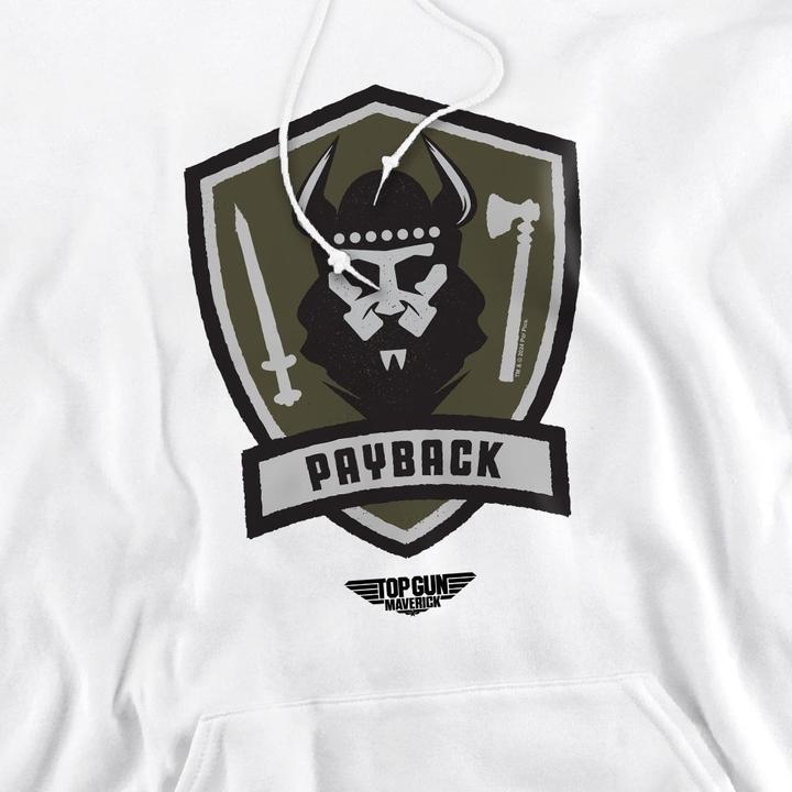 Immagine prodotto Top Gun Payback Felpa con Cappuccio Logo Uomo (XL)