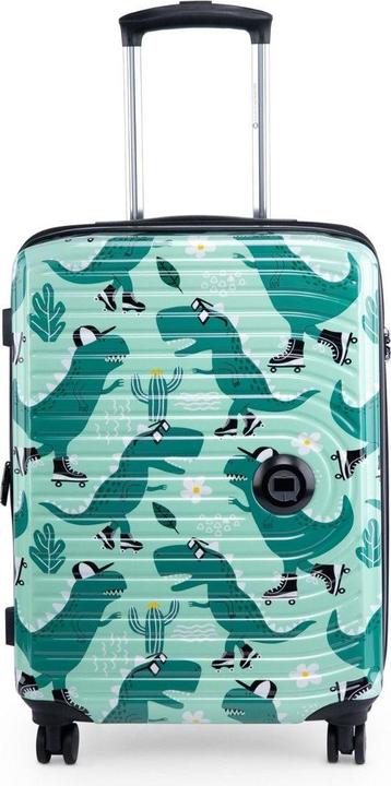 Immagine prodotto Hauptstadtkoffer Centro - Valigia per bambini a mano con guscio rigido, Skater Dinos (55 l, Bagaglio a mano (fino a 50 litri))