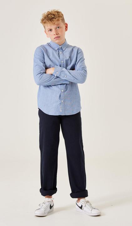 Produktbild Garcia Hemd Langarm Blau (140)