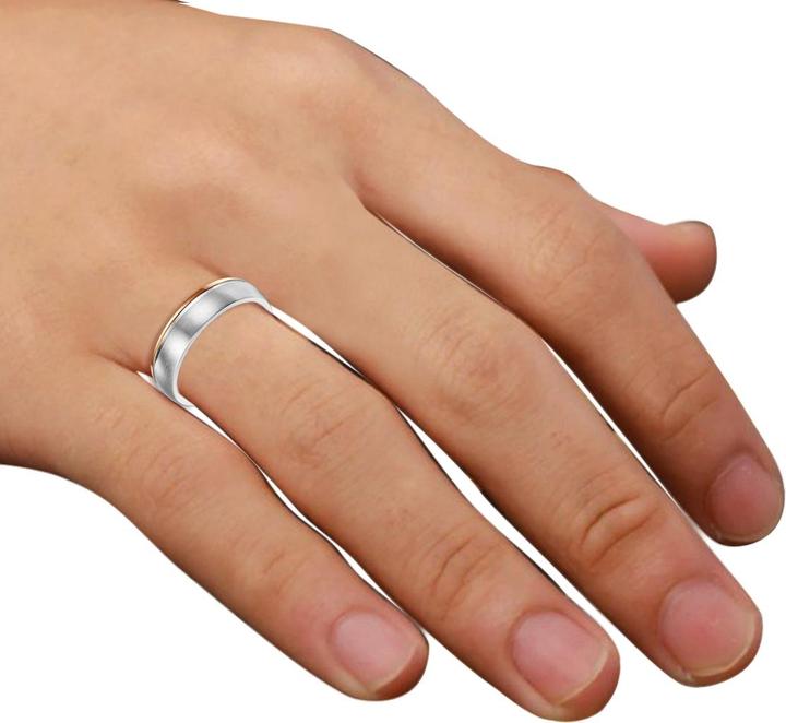 Immagine prodotto Trilani Acciaio inossidabile da uomo argento/oro rosa - 9650 (66)