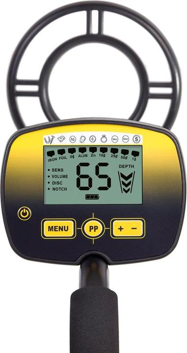 Immagine prodotto Maclean Metal Detector Hunter MCE995 con spirale di ricerca impermeabile e schermo a cristalli liquidi