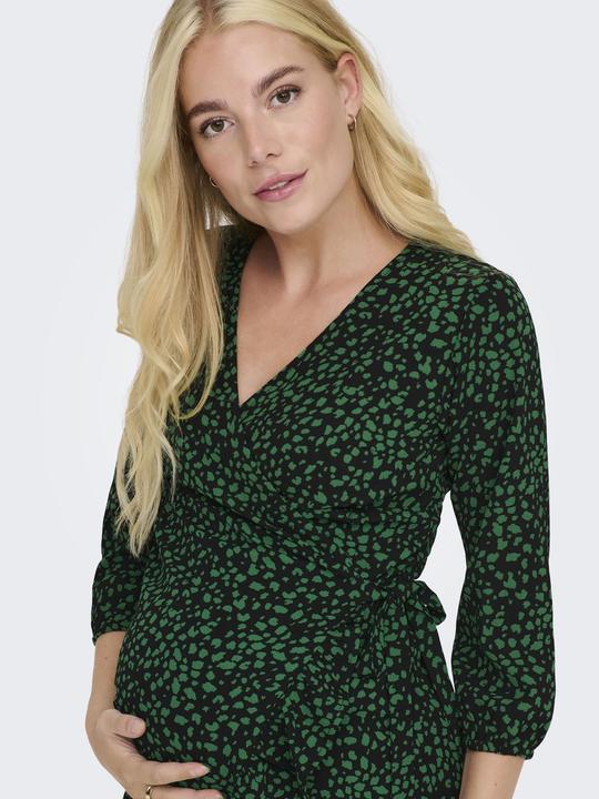 Actual product image Only Maternity Mum Wrap Midi Dress (S)