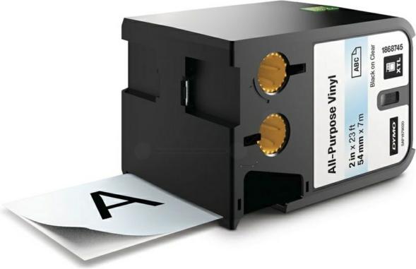 Produktbild Dymo XTL Schriftband, Vinyl (5.40 cm, Transparent)