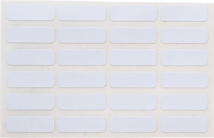 Produktbild Brady THT-1-7351-10, fälschungssicheres Vinyl, matt, Weiss, 19.05 x 6.35 mm, permanent, 4 -bahnig (