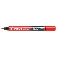 Produktbild Pilot Permanent Marker 100 (Rot, 1 mm, 1 x)