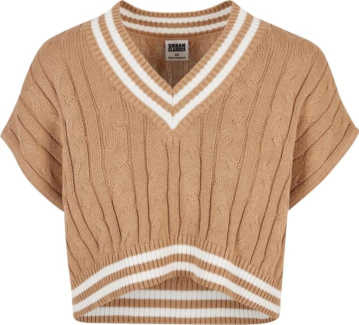 Image du produit Urban Classics Ladies Cropped Knit College Slipover (L)