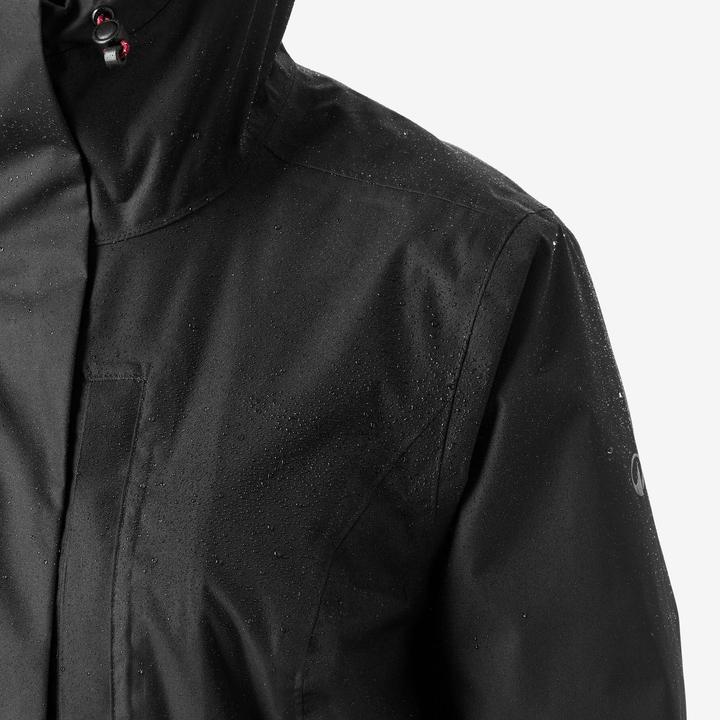 Actual product image Quechua Wanderjacke Damen wasserdicht - NH500 schwarz (M)