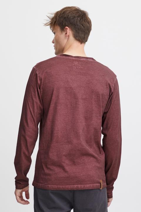 Actual product image Solid Tinox Men's Longsleeve With V-Neck Made Of 100% Cotton (L)