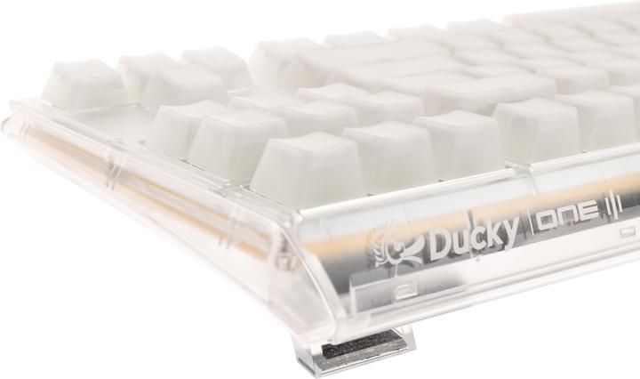 Produktbild Ducky One 3 Aura White TKL Gaming Tastatur, RGB LED - Kailh Jellyfish Y (US) (US, Kabelgebunden)