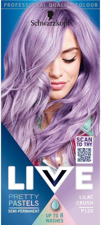Actual product image Schwarzkopf Live Pretty Pastels (P120 Lilac Crush)