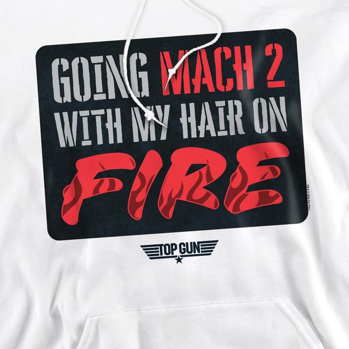 Immagine prodotto Top Gun Mach 2 Hair On Fire Felpa con Cappuccio Uomo (XL)