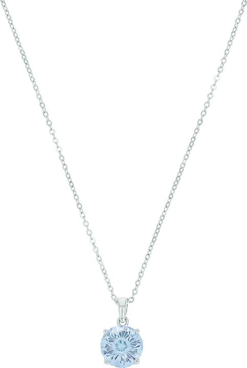 Amor Halsschmuck für Damen, 925 Sterling Silber, Zirkonia synth. (Silber 925)