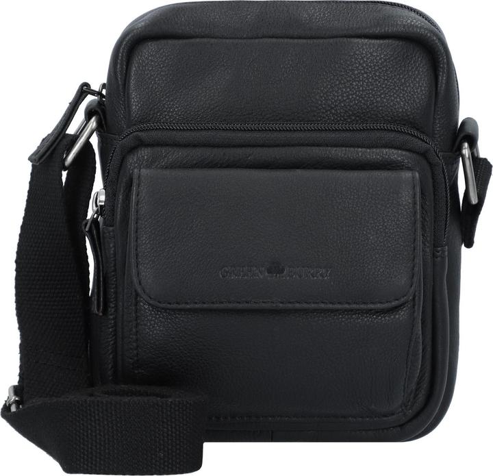 Greenburry Vintage Umhängetasche Leder 18 cm