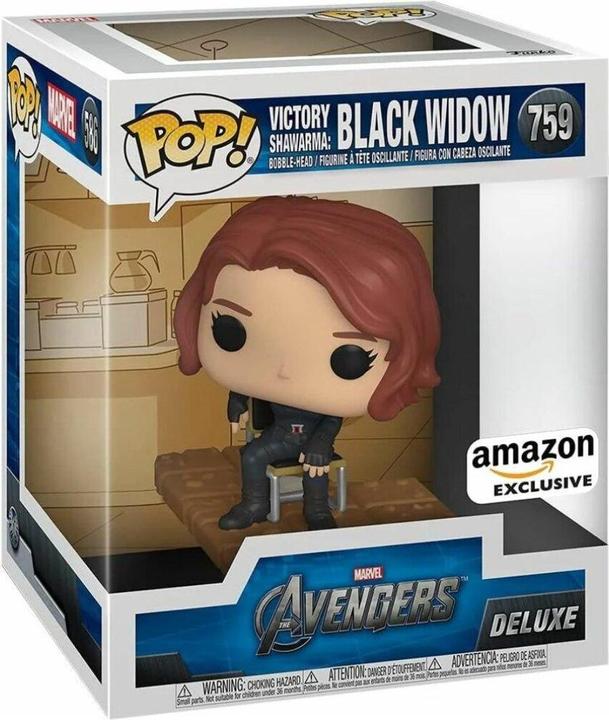 Produktbild Funko POP figure Deluxe Marvel Los Vengadores Avengers Black Widow Exclusive