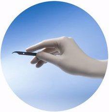 Actual product image Meditrade Gentle Skin Grip Gloves latex white powder free (M)