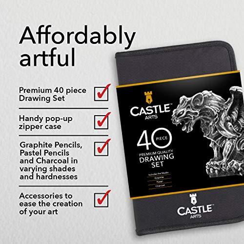 Produktbild Castle Arts 40 Bleistifte fürs Zeichnen