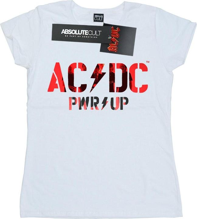 AC/DC PWR UP FotoLogo TShirt aus Baumwolle