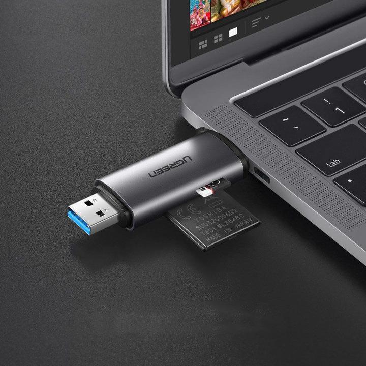 Produktbild Ugreen USB-C und USB-A — TF SD 3.0 (USB-C)